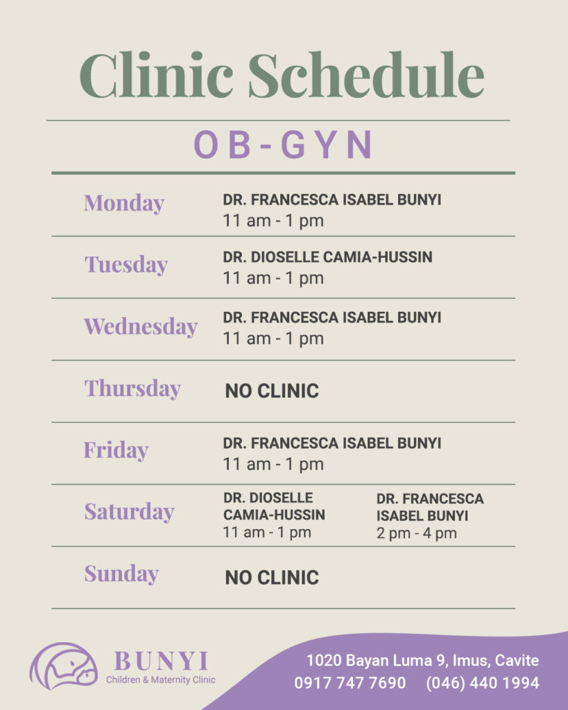 OBGYN's Schedule